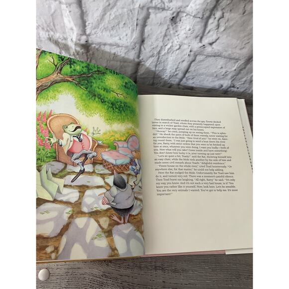 1985 The Wind in the Willows Hardcover The Open Road Kenneth Grahame - Picture 5 of 8